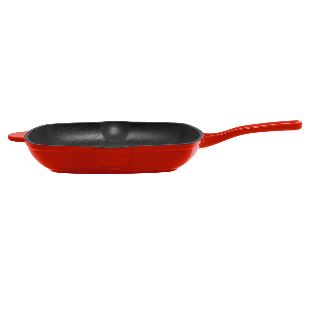 Сковорода-гриль MAUNFELD DEVON MGP27CE16R из эмалированного чугуна, 27х27 см - фото2