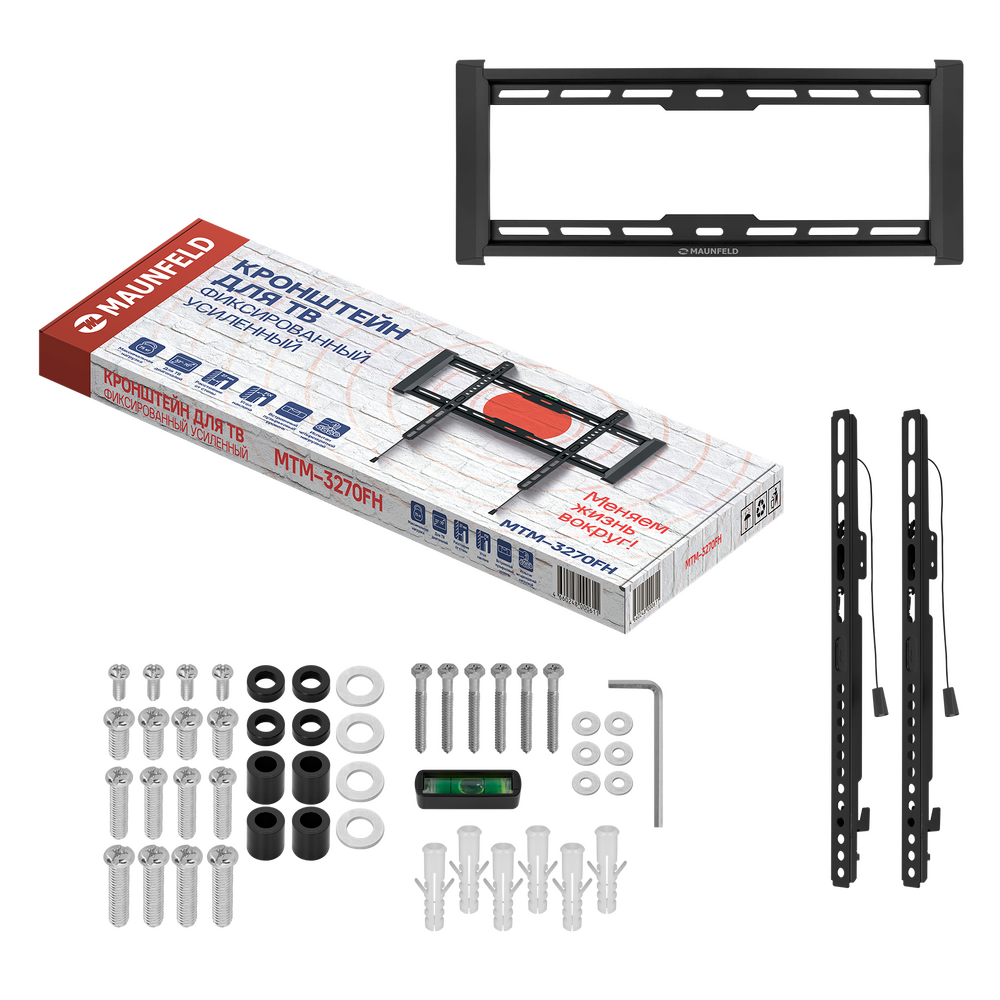 Кронштейн для ТВ фиксированный усиленный MAUNFELD MTM-3270FH, 32"-72" - фото9