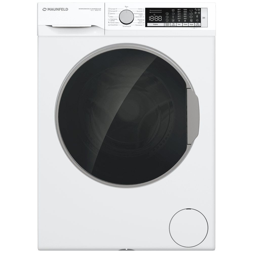 Стиральная машина с инвертором и паром MFWM128300 ST INVERTER SLIM - фото1
