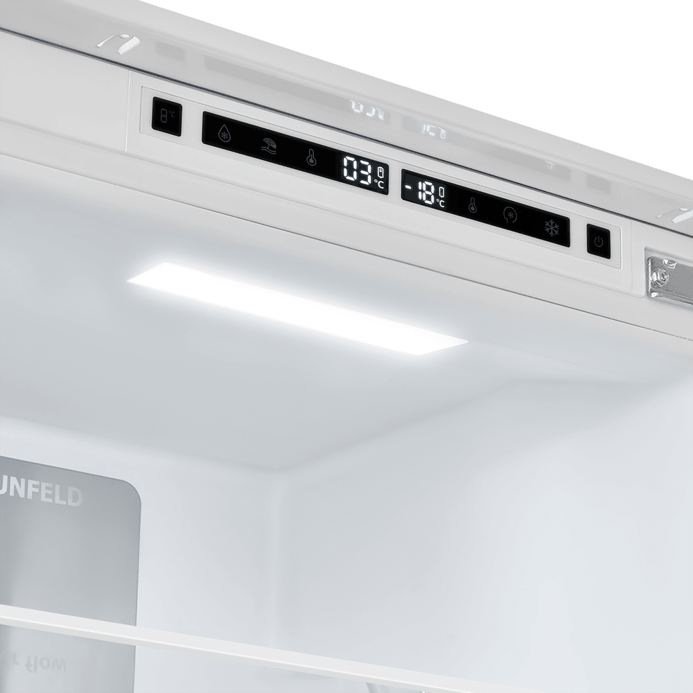 Холодильник-морозильник встраиваемый MAUNFELD MBF1772NFWH Inverter - фото7