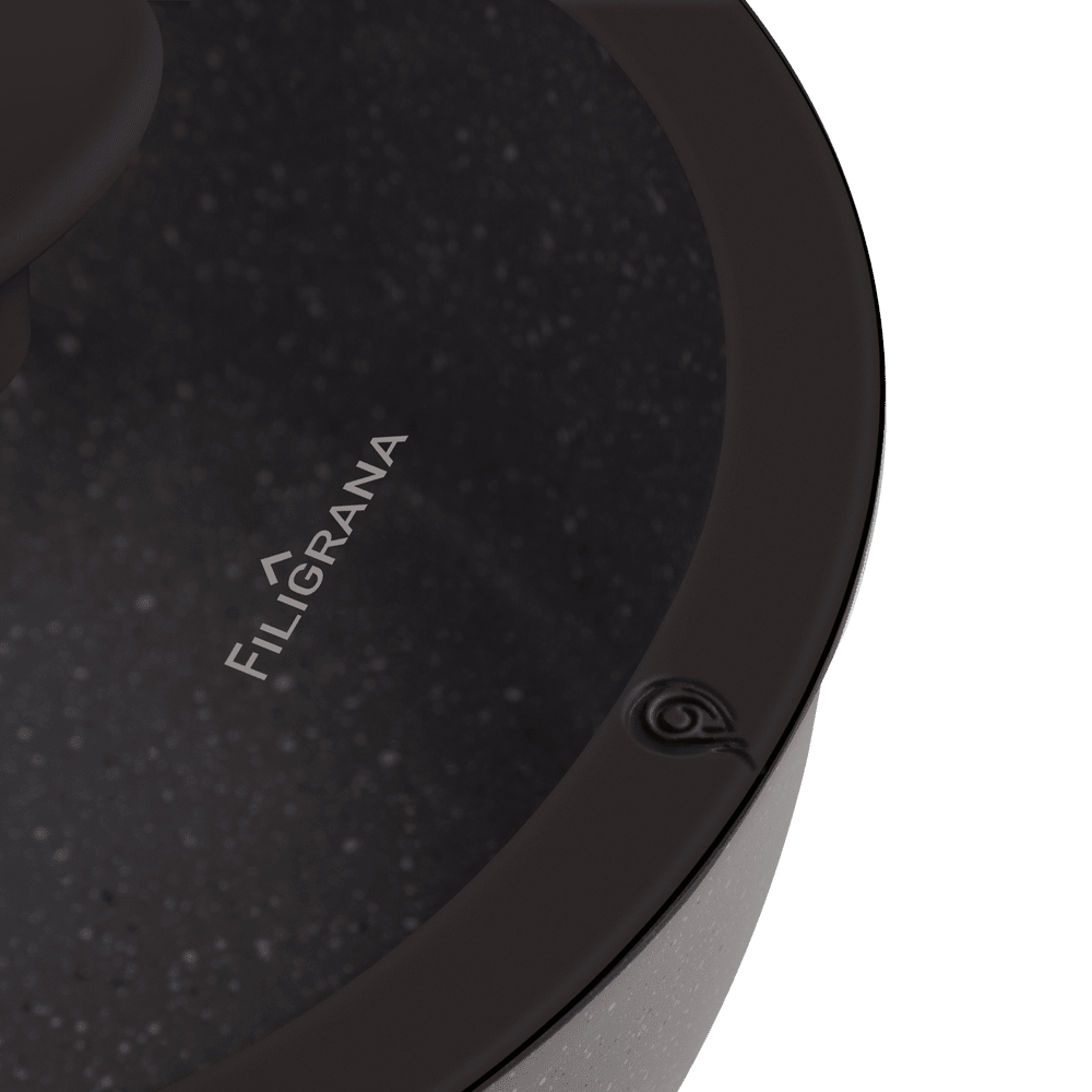 Кастрюля FILIGRANA EDDA FG20EDD01CS из кованого алюминия со стеклянной крышкой, 20 см - фото8