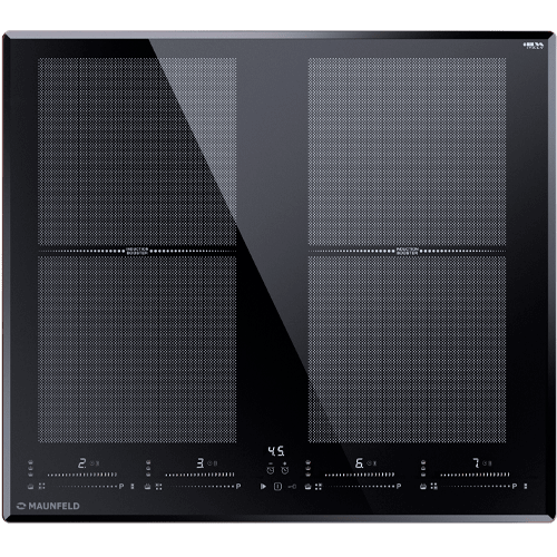 Индукционная варочная панель с&nbsp;двумя Flex Zone и&nbsp;Booster MAUNFELD CVI594SF2BK LUX