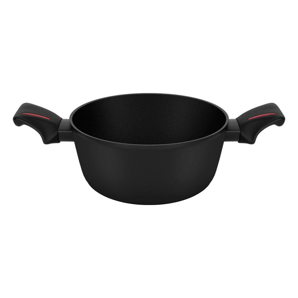 Кастрюля FILIGRANA CARITA FG20CRT01CS из кованого алюминия со стеклянной крышкой, 20 см - фото2