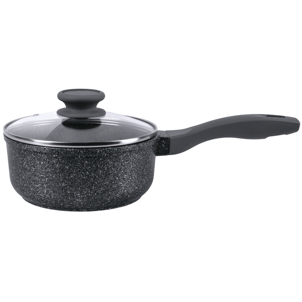 Ковш MAUNFELD GRETA MF18GRTT01SP из литого алюминия со стеклянной крышкой, 18 см, 1,6 л - фото2