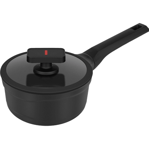 Ковш с крышкой MAUNFELD AURORA MF16ARR1SP из литого алюминия, 16*8 см