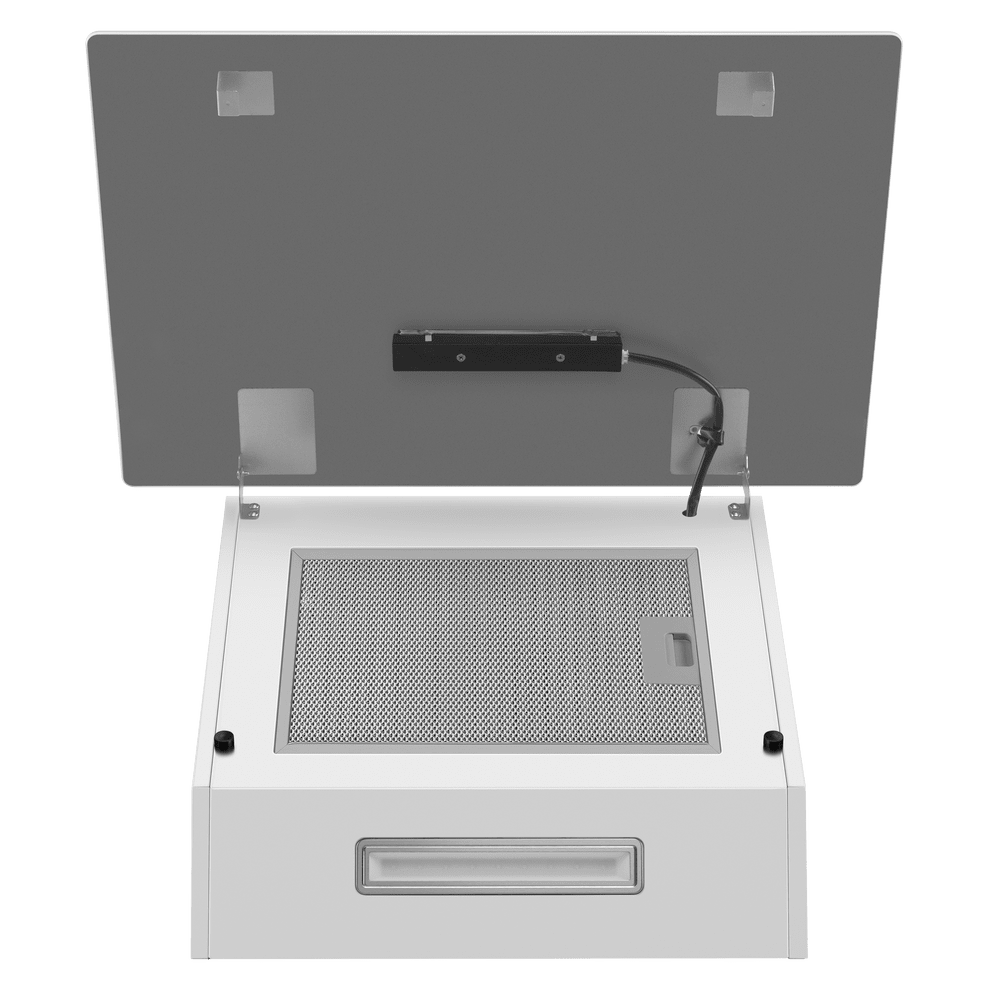 Кухонная вытяжка MAUNFELD Elf 60 белое стекло - фото6