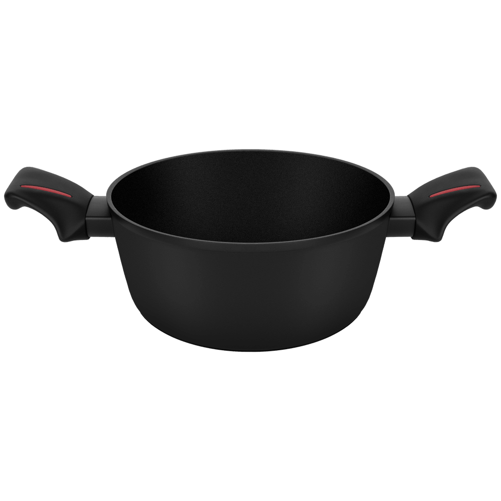 Кастрюля FILIGRANA CARITA FG24CRT01CS из кованого алюминия со стеклянной крышкой, 24 см - фото2