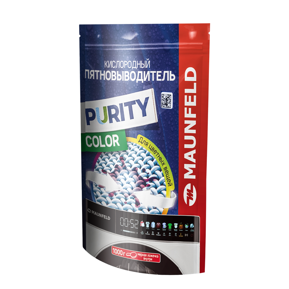 Кислородный пятновыводитель для цветных вещей COLOR MAUNFELD Purity MSC1000G - фото2