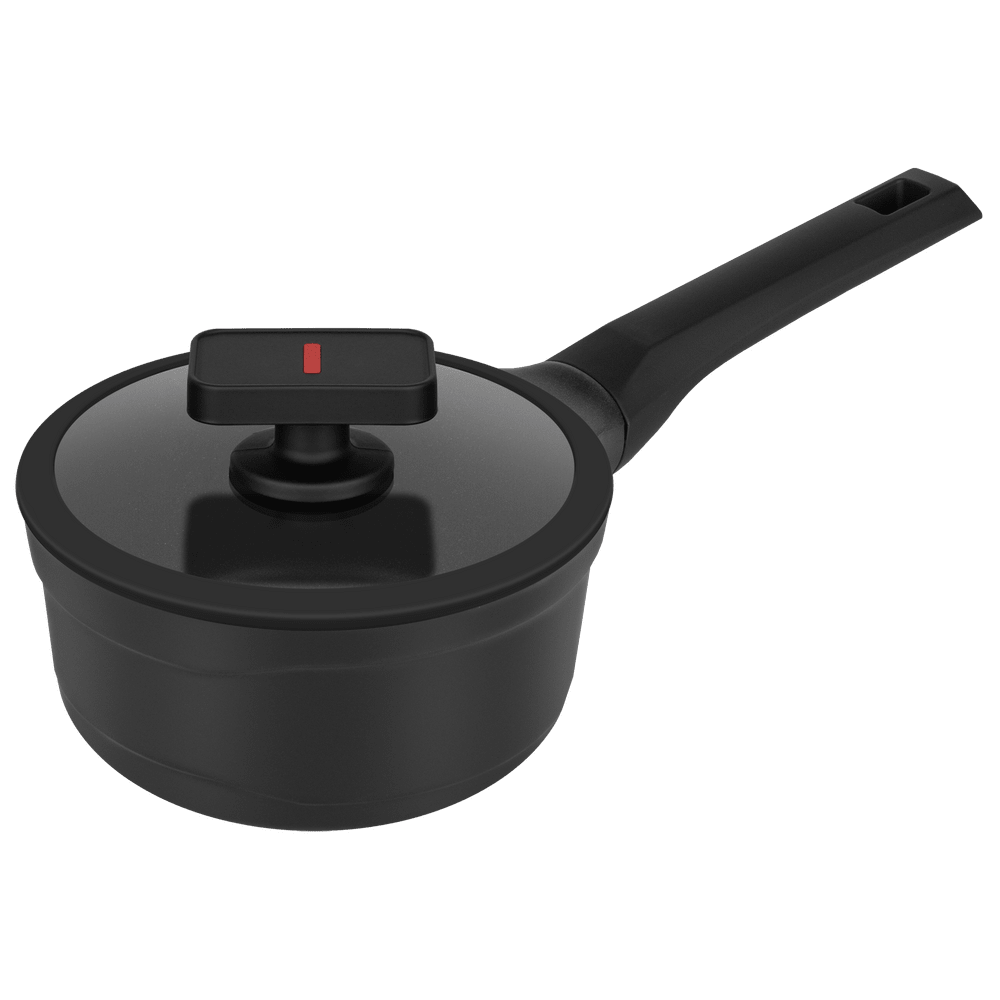 Ковш с крышкой MAUNFELD AURORA MF16ARR1SP из литого алюминия, 16*8 см - фото1