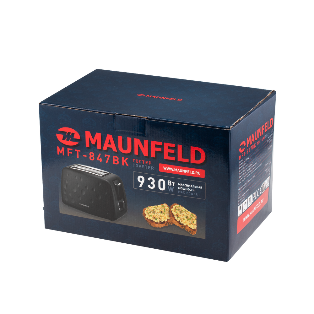 Тостер MAUNFELD MFT-847BK - фото10