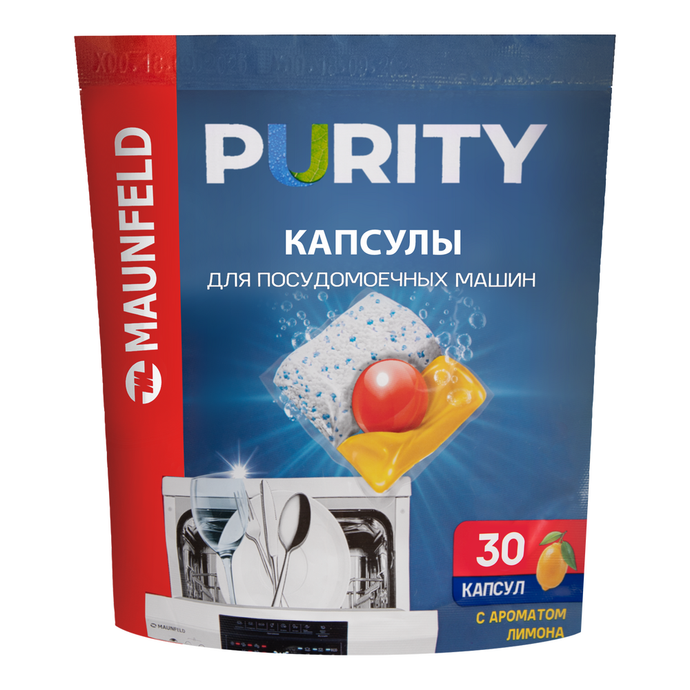 Капсулы для посудомоечной машины Maunfeld Purity MDC30LF (30 шт. в упаковке) - фото1