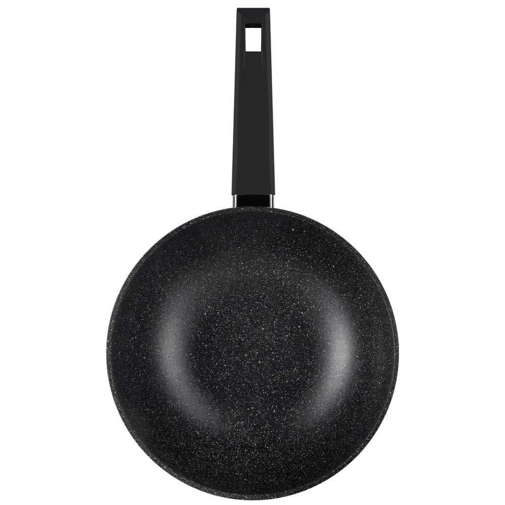 Сковорода вок MAUNFELD ELLA MF26EL01WF  из литого алюминия, 26 см - фото3