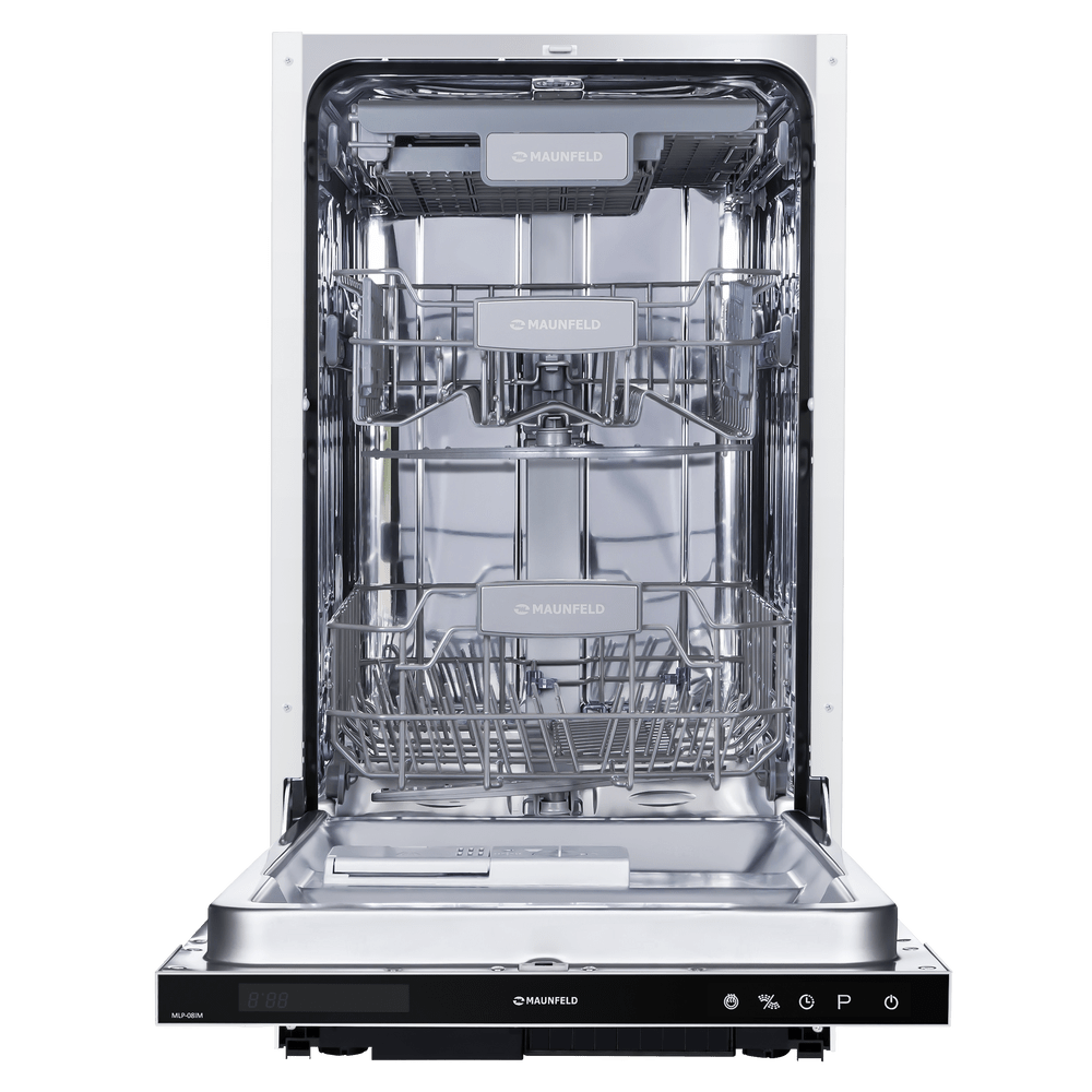 Посудомоечная машина с турбосушкой и лучом на полу MAUNFELD MLP-08IM - фото6