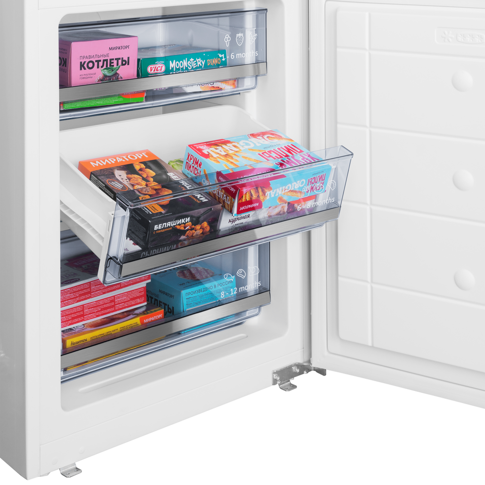 Холодильник-морозильник встраиваемый MAUNFELD MBF17754NFWHGR LUX - фото11
