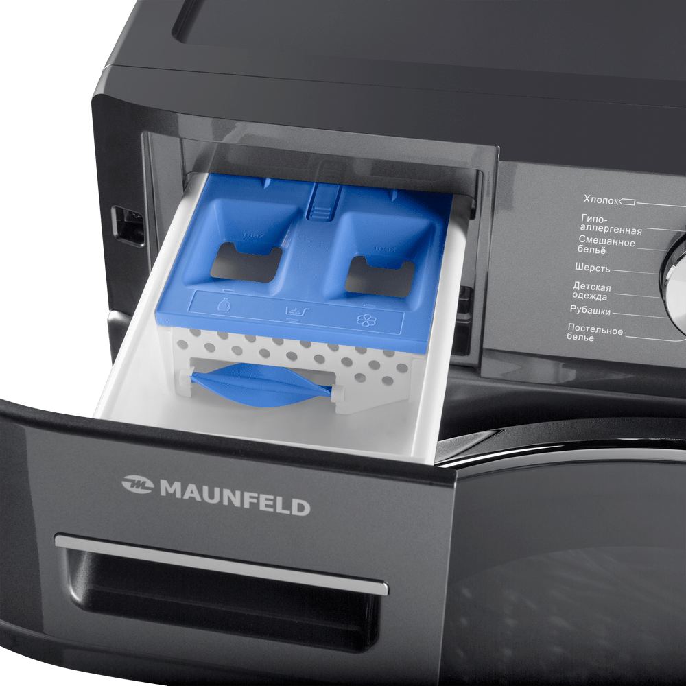 Стиральная машина c инвертором и паром MAUNFELD MFWM127I02 - фото13