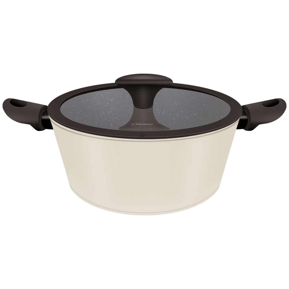 Кастрюля MAUNFELD KAYLA MF38KL01CS из кованого алюминия,  3,8 л - фото1