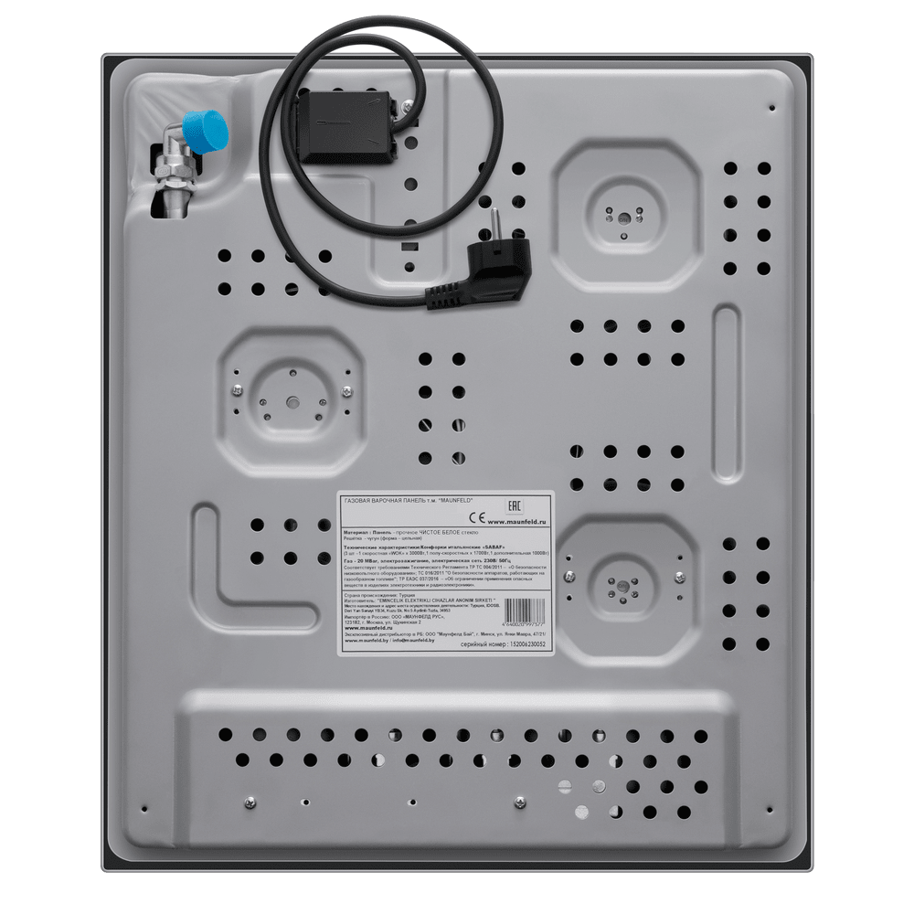 Газовая варочная панель MAUNFELD EGHG.43.3CW - фото8
