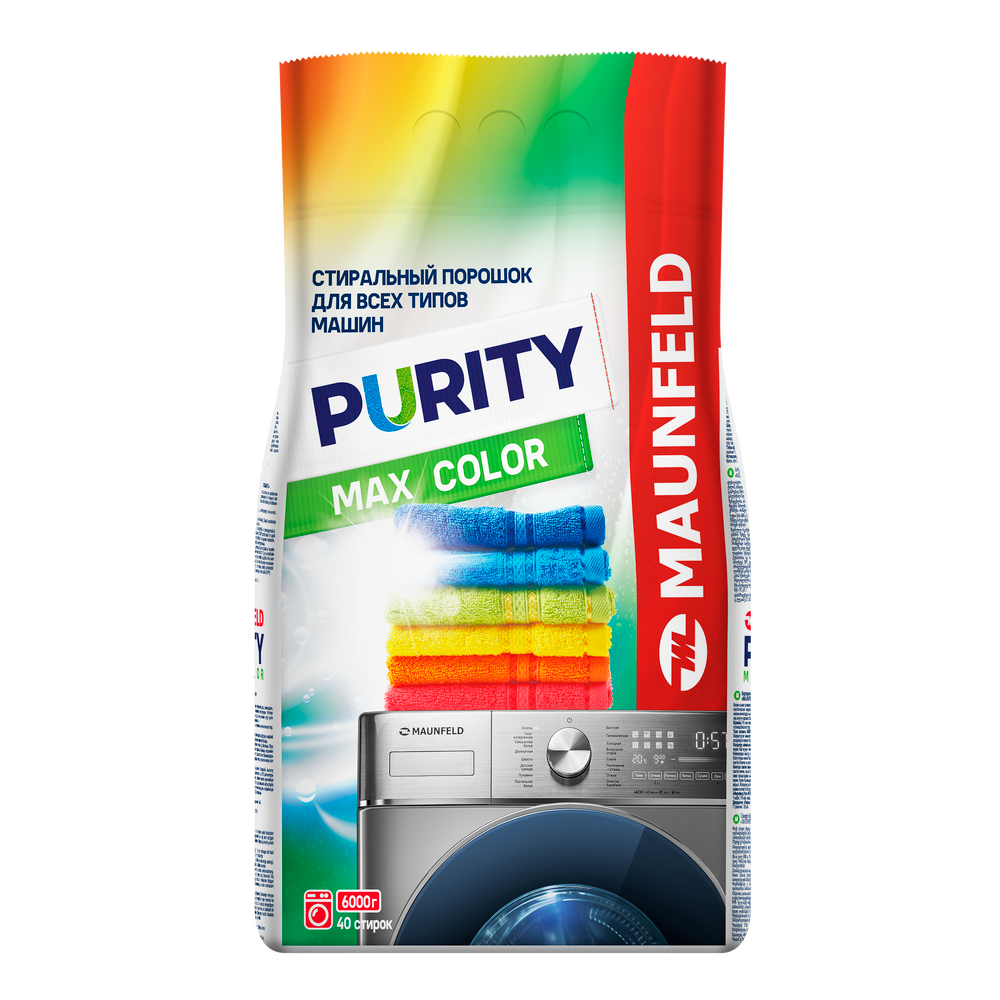 Стиральный порошок  Maunfeld Purity Max Color Automat 6кг - фото2