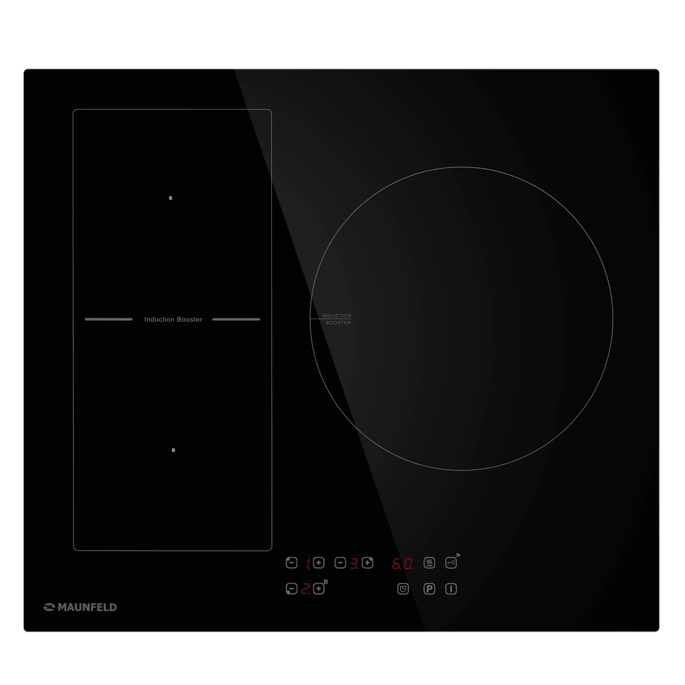 Индукционная варочная панель с объединением зон Bridge Induction MAUNFELD CVI593BK2 - фото1