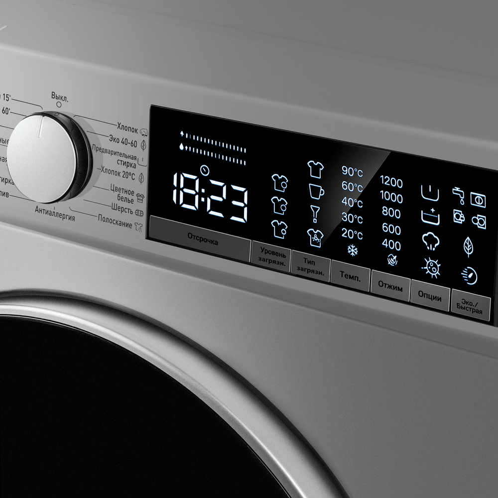Стиральная машина с инвертором и паром MFWM128300 ST INVERTER SLIM - фото10