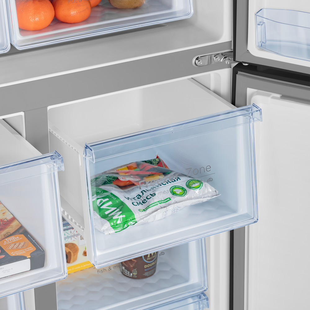 Холодильник с инвертором MAUNFELD MFF181NFSB - фото12