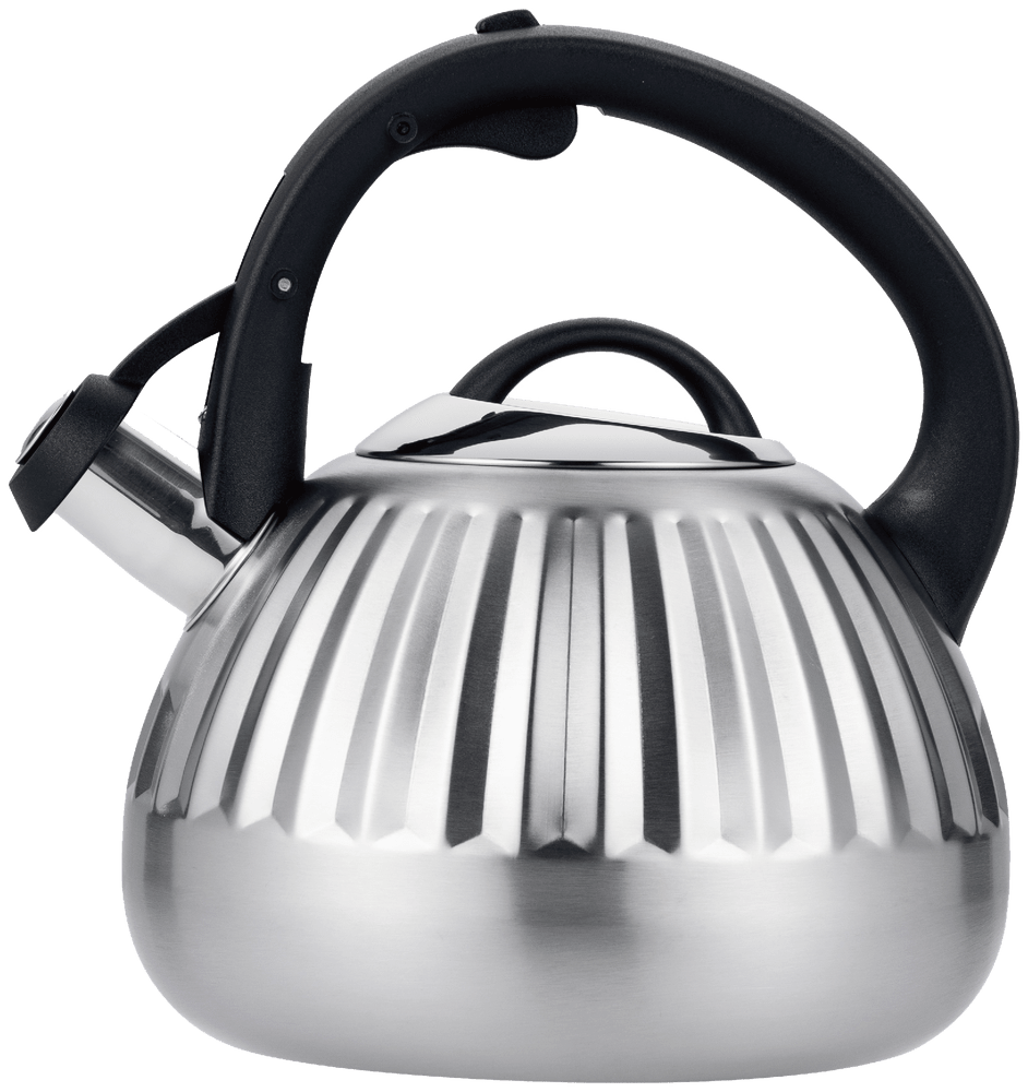 Чайник со свистком MAUNFELD WAFFLE MF117W25KT из нержавеющей стали 2,5 л - фото2