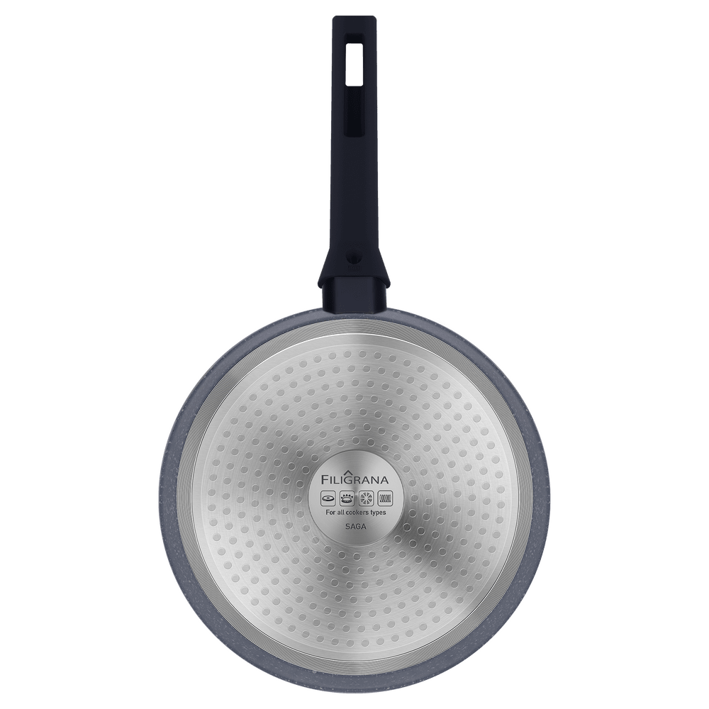 Сковорода глубокая FILIGRANA SAGA FG28SGA01DF из кованого алюминия, 28 см - фото4