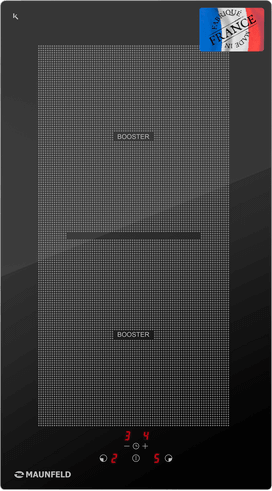 Индукционная варочная панель с&nbsp;Flex Zone и&nbsp;Booster MAUNFELD MVI31.FL2-BK