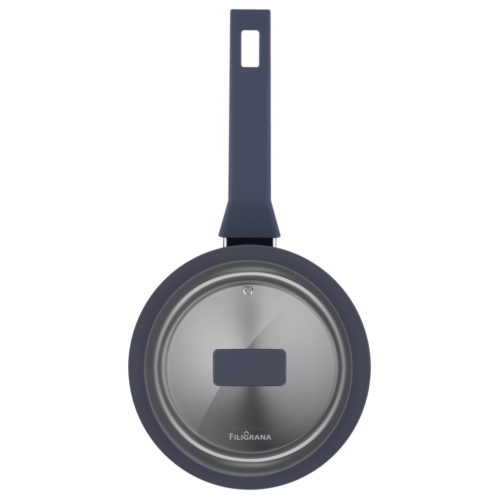 Ковш FILIGRANA STELLA FG18STL01SP из нержавеющей стали со стеклянной крышкой, 16 см, 1,8  л. - фото6