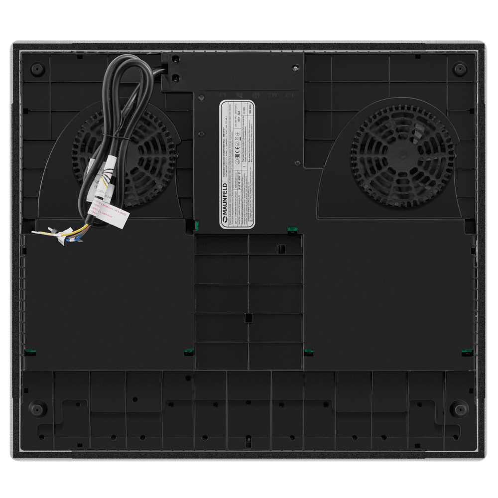 Индукционная варочная панель с объединением зон Bridge Induction и Booster MAUNFELD CVI604SBEXWH Inverter - фото5