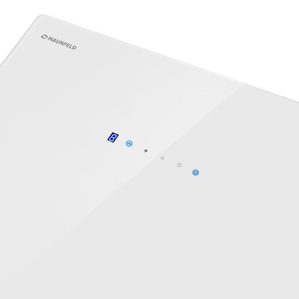 Кухонная вытяжка MAUNFELD Elf 60 белое стекло - фото7