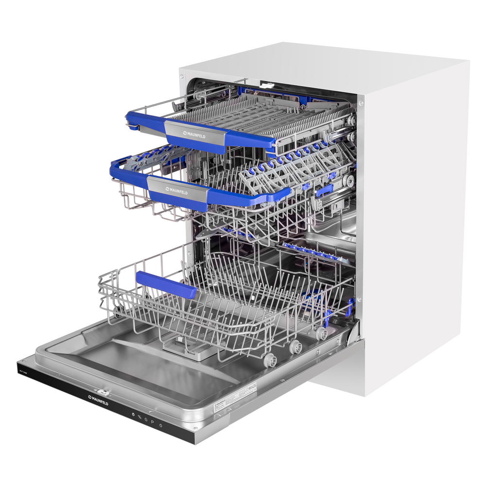 Посудомоечная машина с Vortex Wash, турбосушкой и лучом на полу MAUNFELD MLP-12IMR - фото1
