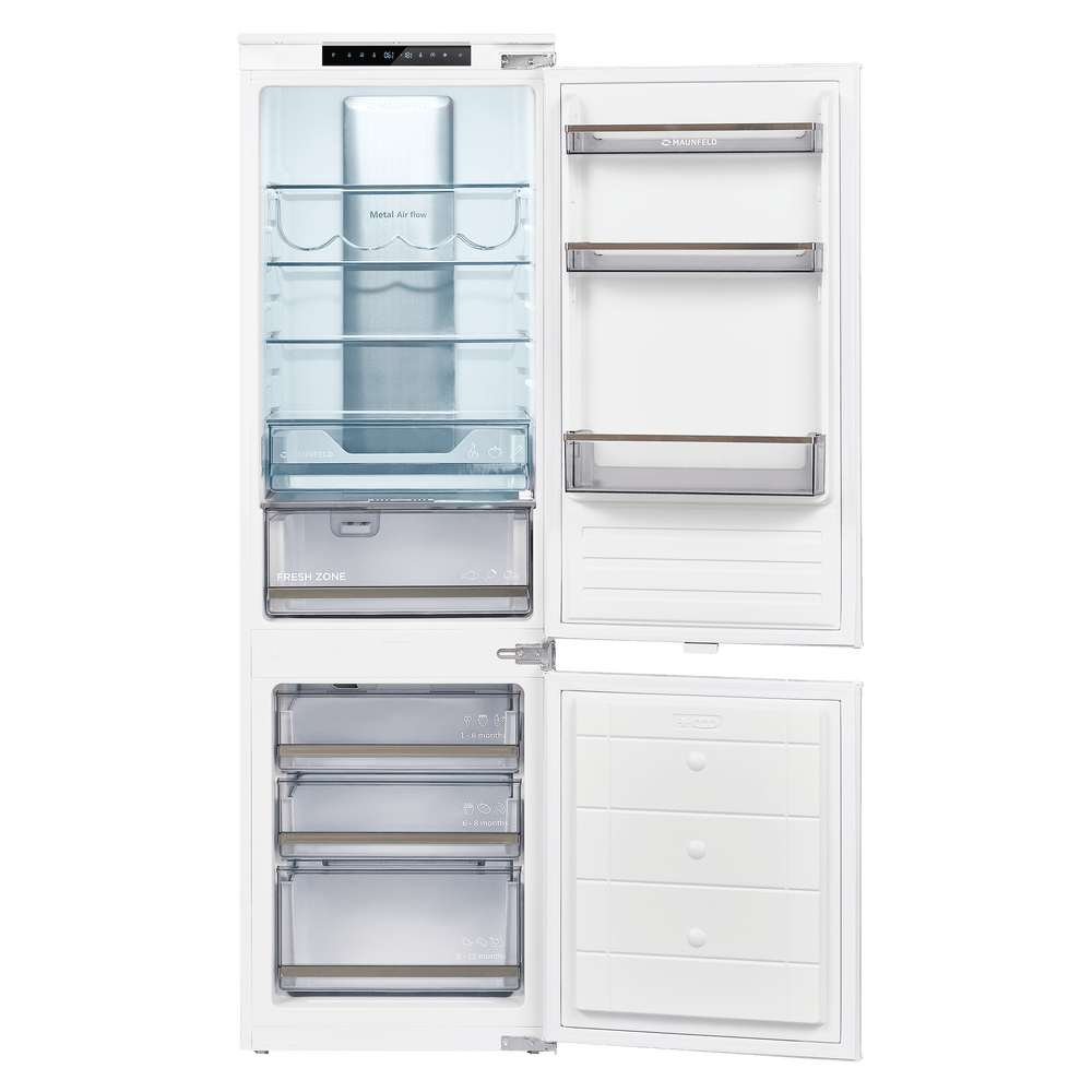 Холодильник-морозильник встраиваемый MAUNFELD MBF17754NFWHGR LUX Inverter - фото3