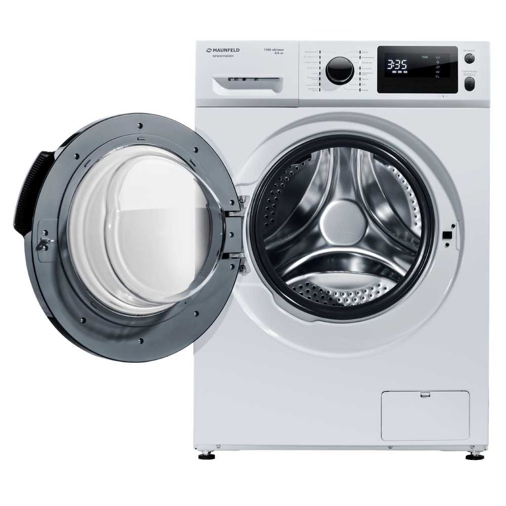 Стиральная машина c сушкой инвертором и паром MAUNFELD MFWM1586WH - фото4
