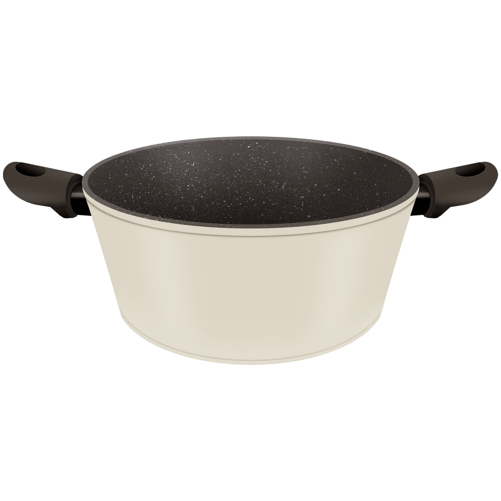 Кастрюля FILIGRANA EDDA FG24EDD01CS из кованого алюминия со стеклянной крышкой, 24 см - фото2