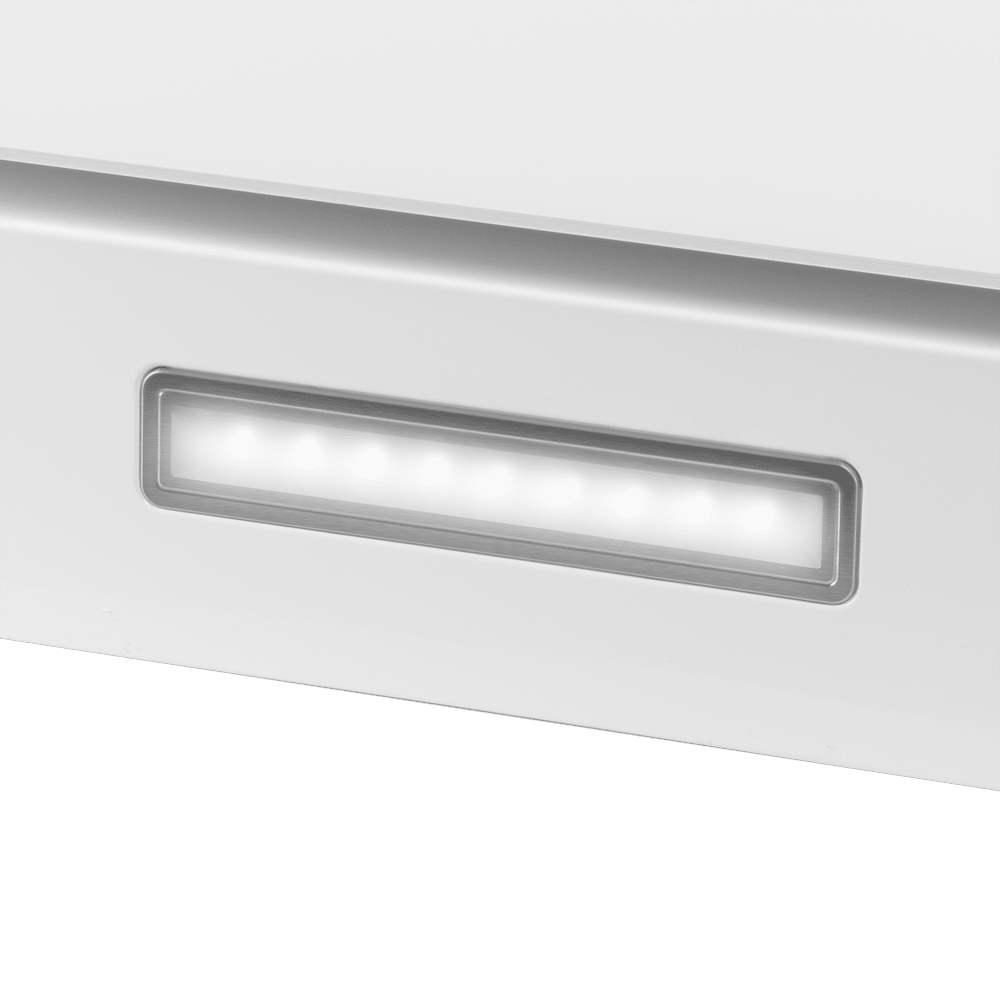 Кухонная вытяжка MAUNFELD Elf 60 белое стекло - фото8