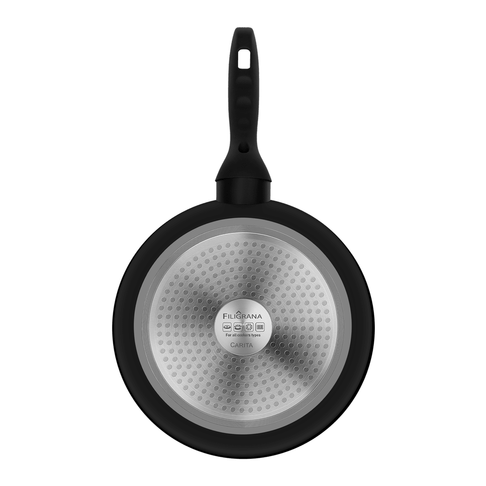 Сковорода глубокая FILIGRANA CARITA FG24CRT01DP из кованого алюминия, 24 см - фото5