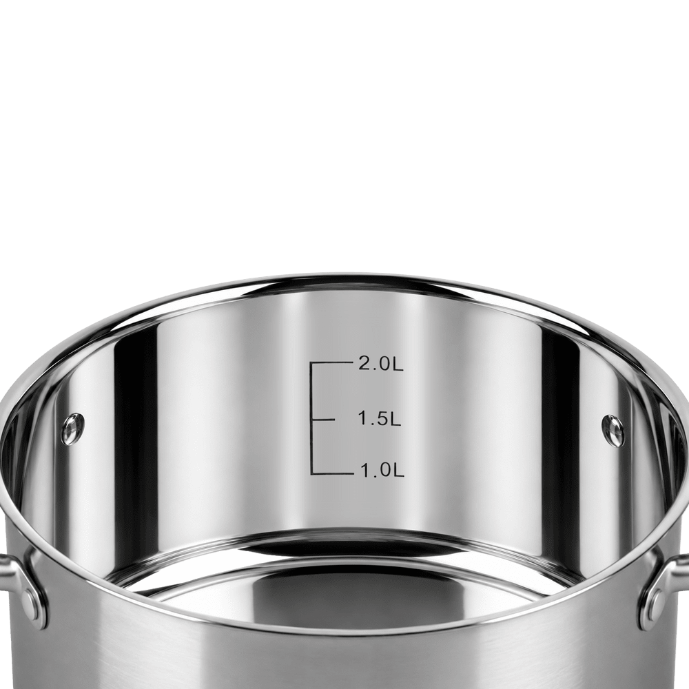 Кастрюля MAUNFELD FLORENCE MF26FR01CR из нержавеющей стали со стеклянной крышкой, 18 см, 2,6 л - фото8