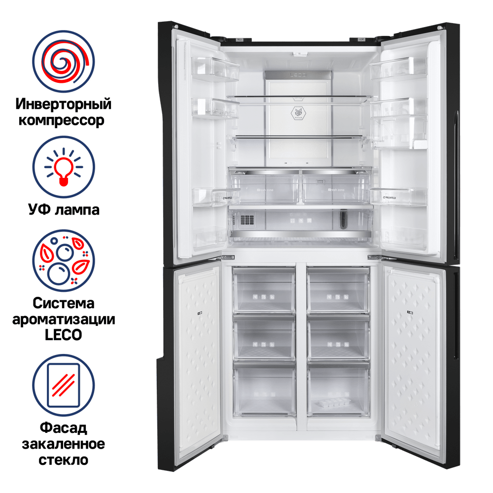 Холодильник MAUNFELD MFF182NF - фото2