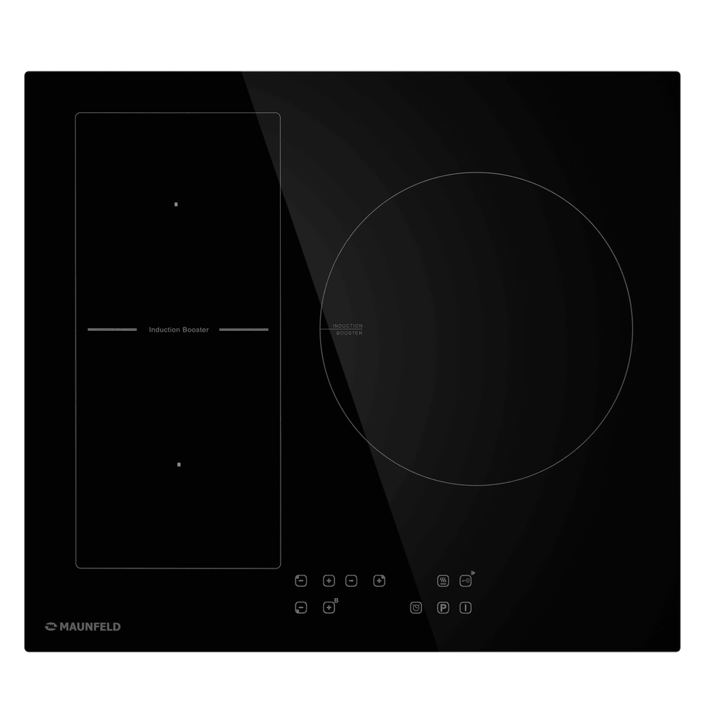 Индукционная варочная панель с объединением зон Bridge Induction MAUNFELD CVI593BK2 - фото2