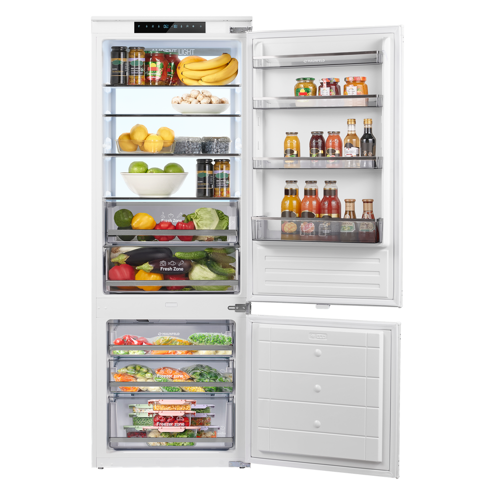 Встраиваемый холодильник NO FROST с инвертором MAUNFELD MBF19369NFWGR LUX Inverter - фото1
