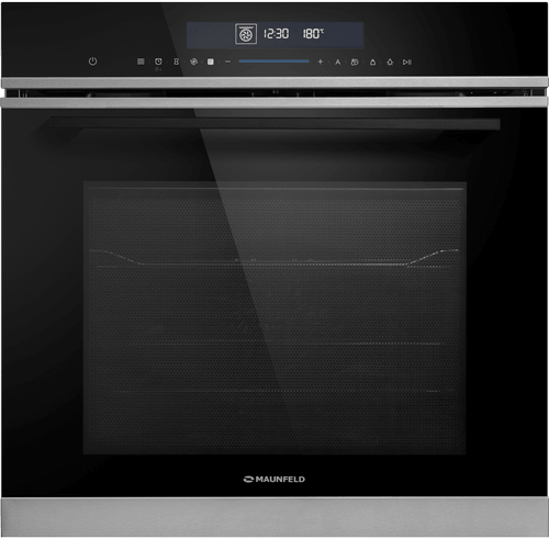 Шкаф духовой электрический с&nbsp;СВЧ MAUNFELD MEOR7217SMB