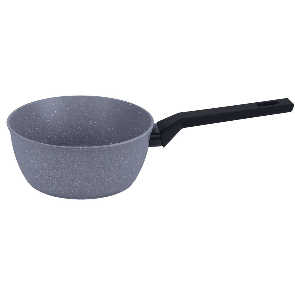 Ковш FILIGRANA SAGA FG18SGA01SP из кованого алюминия со стеклянной крышкой, 18 см - фото3