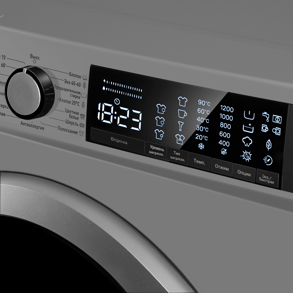 Стиральная машина с инвертором и паром MFWM128400 ST INVERTER - фото10