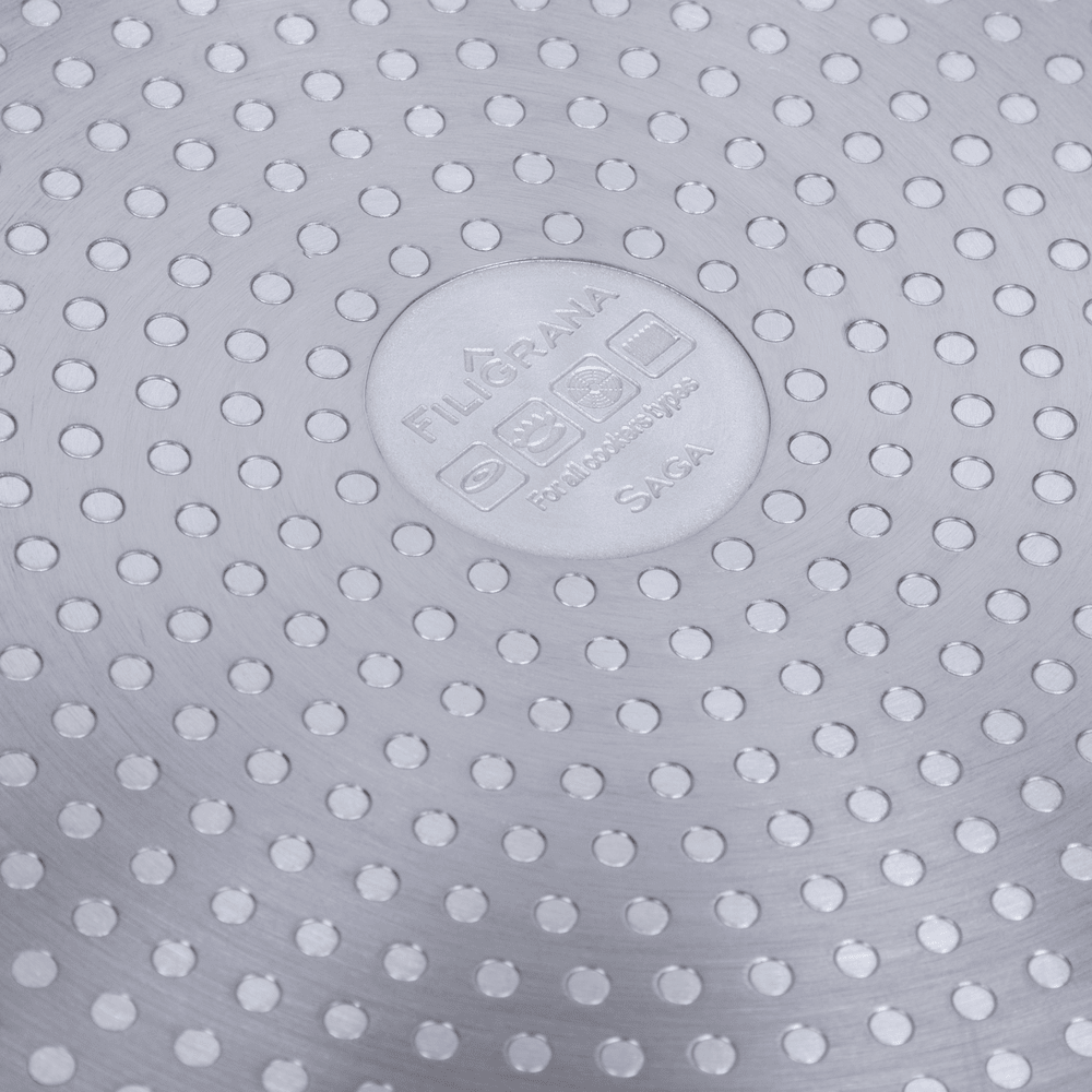 Сковорода глубокая FILIGRANA SAGA FG26SGA01DF из кованого алюминия, 26 см - фото7