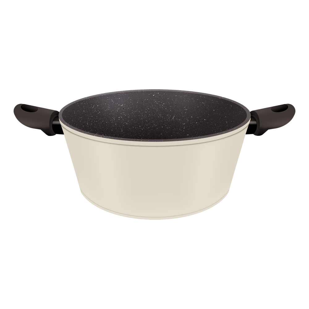 Кастрюля FILIGRANA EDDA FG20EDD01CS из кованого алюминия со стеклянной крышкой, 20 см - фото2