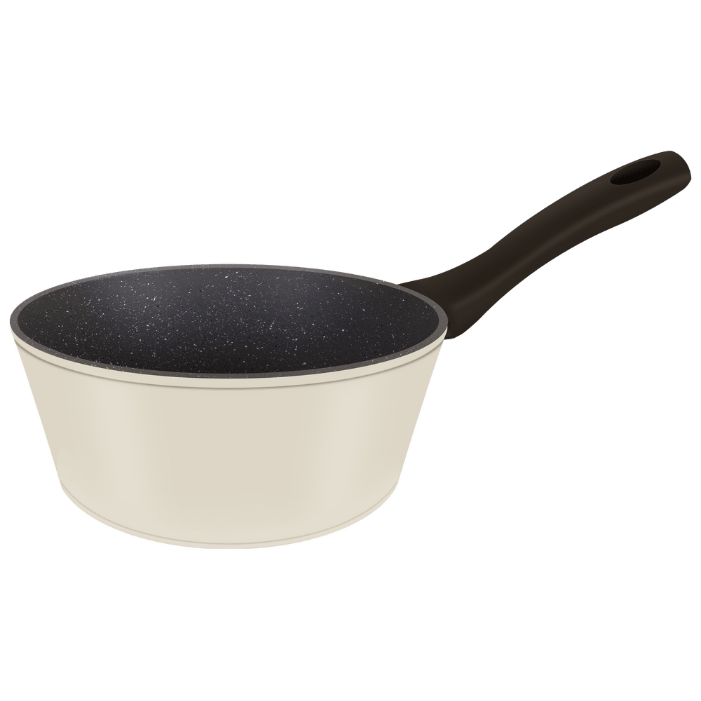 Ковш FILIGRANA EDDA FG18EDD01SP из кованого алюминия со стеклянной крышкой, 18 см - фото3