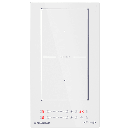 Индукционная варочная панель с&nbsp;объединением зон Bridge Induction MAUNFELD CVI292S2BWH Inverter