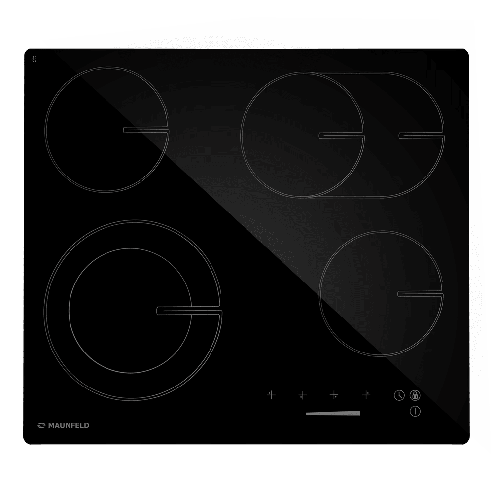 Электрическая варочная панель MAUNFELD AVCE6043SDOBK - фото1